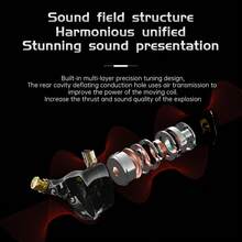 ND In-Ear Wired Headphones, Dynamic Coil Earphones, Suitable For E-Sports, Computer Gaming, Hi-Fi High-Quality Audio