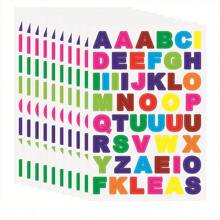 10-50 Sheets Colorful Diary Self-Adhesive Graffiti Stickers Scrapbook Albums Graffiti Stickers Student Notebook Decoration Heart Number Letter Dot Sticker ﻿