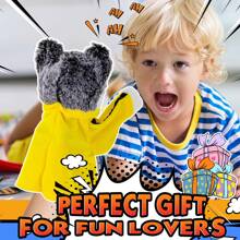 Kung Fu Husky Punching Dog Puppet Boxing Puppets Animal Toy Childrens Game Prank Toy Hand Puppets For Kids Teens Adults Birthday Party Toys For Boys Girls - Yellow - View 8