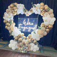 Corona de arco con globos de látex, globos de colores variados para el Día de San Valentín, cumpleaños, días festivos, bodas, duchas de novia, graduación, aniversarios, decoración para celebraciones - Multicolor - Ver 5