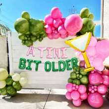 A Tini Bit Older Martini Bar Banner | Trendy Bachelorette & Bridal Shower Party Decor - View #8