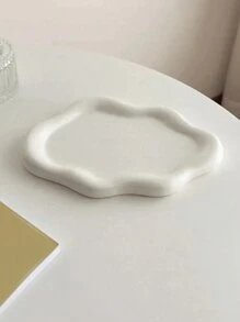 2pcs Flower & Cloud Patterned Nail Art Rhinestone Jewelry Storage Tray, Creative Kitchen Decoration Tray For Jewelry, Necklace, Earring, Bracelet Storage Gifts For Women