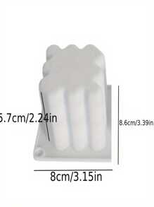 1pc Heart-Shaped Candle Mold, Suitable For Valentine's Day, Mother's Day, Graduation Ceremony, Silicone Mold For DIY Plaster Scented Candles