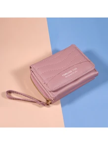 Multi Card Slot Solid Color Portable Leather Card Case Universal Bank Card Credit Card ID Bus Card Holder Travel Card Organizer Christmas Gift Valentine's Day Gift Love Send To Couple Send To Friend Simple Fashion Premium For Women Wallet Mini Wallet Purse Wallet Card Wallet - Multicolor - View 11