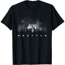 Seattle Washington T-Shirt - Black - View 1