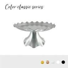 Colorful Round Cake Stand Cake Holder Dessert Stand Plastic Plate For Wedding Birthday Party Decorations Cupcake Display