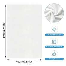 2pcs Christian Kitchen Towels - Dish Cloths With Bible Verse, Modern Religious Inspirational Hand Towels, Machine Washable, Super Soft Fantasy Theme Dish Rags - White - View 2