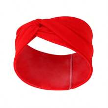 Europa und USA Mode breite Kante Stirnband verknotetes Kreuz Stirnband zweifarbiges Stirnband Krone Haarschmuck, Turban Stirnband, Schweißband