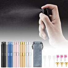 5Pcs 8ml Travel Refillable Perfume Bottles, Mini Cologne Perfume Spray Bottle, Pocket Empty Perfume Bottle For Travel And Outgoing - 5 colors - View 1