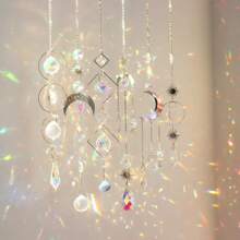 6pcs Crystal Sun Catchers, Suitable For Home, Garden, Party, Wedding Decoration, Can Also Be Used As Gifts For Christmas, Mother's Day, Valentine's Day