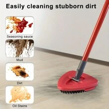 1/2Pcs/Set Spin Mop Replacement Brush, Compatible With Vilida/O-Ceda EasyWring Spin Mop Single Slot System, Easy To Assemble, Reusable, For Kitchen Floors, Tile Floors Cleaning Accessory Christmas