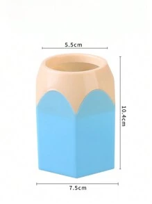 2 chiếc 5 chiếc Giá đựng bút sáng tạo cho học sinh Văn phòng phẩm Thùng đựng bút, Bút văn phòng để bàn Thùng đựng dung tích lớn, Hình dạng đầu bút chì lớn Màu tương phản Hình trụ cảm ứng, Không gian lưu trữ, Phá vỡ sự đơn điệu, Đồ tổ chức văn phòng, Đồ tổ chức để bàn, Đồ tổ chức bút, Lưu trữ bút, Hộp đựng bút, Khay đựng bút chì, Đồ tổ chức để bàn, Giá đựng bút - Nhiều màu - Xem 10