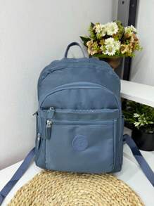 Large Backpack 5 Compartments Durable Travel Gym Work College - Blue - View 1
