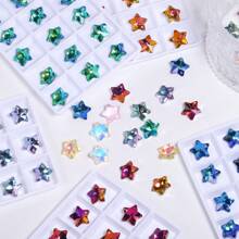 8 peças 13mm pingentes de cristal austríaco em forma de estrela encantos de cristal brilhantes de alta qualidade para fazer joias faça você mesmo colar exclusivo brincos acessórios suncather