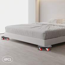 Elevador de muebles, transporte de muebles, ruedas para muebles, juego de 4 piezas. Elevador de muebles y rodillo para muebles con 6 ruedas de transporte, ayuda para el movimiento de 360°, transportador de muebles, ruedas de transporte para armarios de muebles pesados - Unitalla - Ver 5