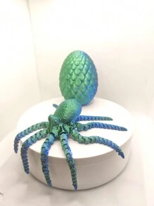 2 pièces Ensemble imprimé en 3D Costume œuf poulpe, costume œuf et poulpe - Jouet costume œuf et poulpe imprimé en 3D, décoration multifonctionnelle intérieure et extérieure, figurine décorative, cadeau de fête - sans alimentation requise - Multicolore - Voir 11