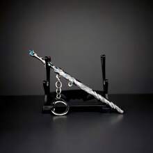 1pc Metal Sword Mini Weapon Pendant Key Chain, Decorative Ancient Metal Weapon Model, Non-Sharp Collectable Crafts - Name Classification - View 7