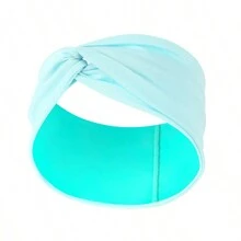 Europa und USA Mode breite Kante Stirnband verknotetes Kreuz Stirnband zweifarbiges Stirnband Krone Haarschmuck, Turban Stirnband, Schweißband