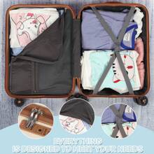 Luggage Sets 3, ABS Hard Shell Lightweight Trolley Travel Suitcase Set With 4 Spinner Wheels TSA Lock For Man Women, 21" + 24" + 28"