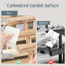 Bracelet Holder Stand, Bracelet Display,Jewelry Organizer Stand For Necklaces Bangles And Watches - Natural - View 6