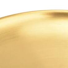 1pc, Dinner Plate, Stainless Steel Food Serving Tray, Large Round Tray Platter For Barbecue Cake Salad Dish For Home Restaurant