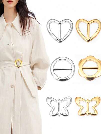 1 glidspänne i metall med justerbart 3-vägs vridbart ringspänne för bälten, halsdukar och handväskor - Modeaccessoar Hårdvara Rund ringspänne, ömtåligt hörnspänne, kortärmad fåll fast spänne, midjespänne för plagg, metallspänne för ryggsäck, spänne för halsduk, tacksägelse Nyårsgåva.