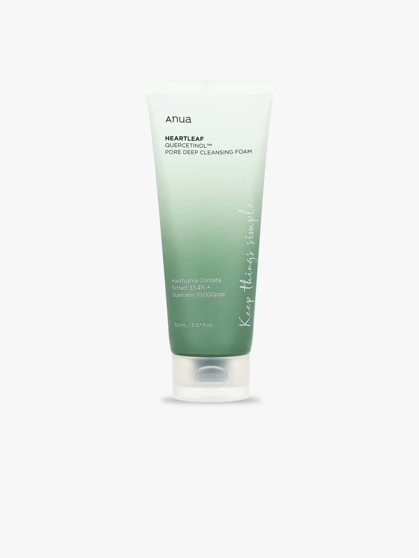Anua Heartleaf Quercetinol Pore Deep Cleansing Foam 150ml - White - View 1