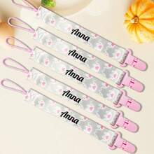 Custom Pacifier Clip,Personalized Pacifier Clip With Name,Customized Pacifier Clips Baby Girl,Customizable Animal Pattern Pacifier Clip,First Gift For Your Child,Diy Custom Name,Baby Essentials,Baby Girl Gifts,Baby Boy Gifts,Decoration,Multi-Purpose,Friend Gifts/Birthday Gifts,Children's Growth Souvenirs Back To School,Multi-Functional,Ornamental,Letter,Stylish,Modern,Colorful,Cute,Adorable,Casual,Custom,Personalised,Unique,Customized,Ideal Gifts For Him,Ideal Gifts For Her