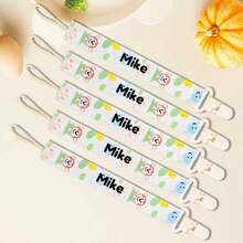 Custom Pacifier Clip,Personalized Pacifier Clip With Name,Customized Pacifier Clips Baby Girl,Customizable Animal Pattern Pacifier Clip,First Gift For Your Child,Diy Custom Name,Baby Essentials,Baby Girl Gifts,Baby Boy Gifts,Decoration,Multi-Purpose,Friend Gifts/Birthday Gifts,Children's Growth Souvenirs Back To School,Multi-Functional,Ornamental,Letter,Stylish,Modern,Colorful,Cute,Adorable,Casual,Custom,Personalised,Unique,Customized,Ideal Gifts For Him,Ideal Gifts For Her