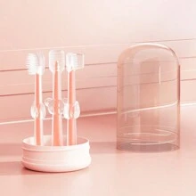 3 szt./zestaw szczoteczek do zębów dla niemowląt, trójstronna szczoteczka do zębów dla niemowląt, środek do czyszczenia jamy ustnej dla noworodków, szczoteczka do zębów mlecznych w kształcie litery U, skrobaczka do języka dla niemowląt, zestaw narzędzi do czyszczenia