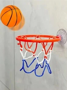 1 pieza Aro de baloncesto mini con 1 pieza Balón de baloncesto mini, adecuado para oficina, interior, coche, relajación, regalos para jugadores, cosas, arcade