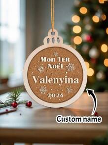 1 Pc Personalized Christmas Ornaments,Custom Christmas Decorations With Name ,Christmas Tree Decorations,Christmas Ornaments Set,Christmas Decorations Indoor,Christmas Decorations For Tree,Cute Christmas Decor For Family,Personalized Christmas Gifts.Personalized Gifts For Women,Men,Mother,Father,Mom