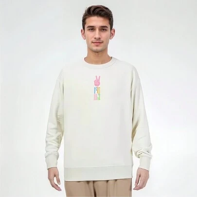 Puma Casual Crew Neck Pullover Sweatshirt, Versatile Sports Wear