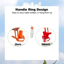 MYLOLF 3/6 Tapas reutilizables para botellas, tapas de botellas de agua de silicona - Con asa de silicona, adecuadas para botellas de tamaño estándar (28 mm/1.1 pulgadas), a prueba de fugas, se ajusta a la mayoría de las botellas, para usar en actividades al aire libre, lavar a mano, fácil de llevar al aire libre | Accesorio para vajilla