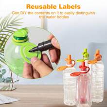 MYLOLF 3/6 Tapas reutilizables para botellas, tapas de botellas de agua de silicona - Con asa de silicona, adecuadas para botellas de tamaño estándar (28 mm/1.1 pulgadas), a prueba de fugas, se ajusta a la mayoría de las botellas, para usar en actividades al aire libre, lavar a mano, fácil de llevar al aire libre | Accesorio para vajilla