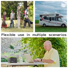 SBAOH Portable Power Station P201,148Wh Backup Lithium Battery, Solar Generator For Outdoors Camping Travel Hunting Blackout