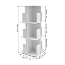 OUKANING Bookcases - White - View 3