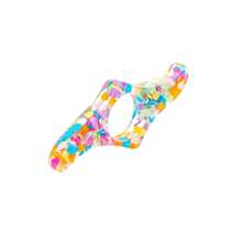 1/2/4 piezas Sujetador de páginas de libro hecho con roca resinada seca, anillo de pulgar transparente, marcapáginas de pulgar hecho a mano y personalizado, accesorios de libro para maestros, amantes de los libros y lectores literarios