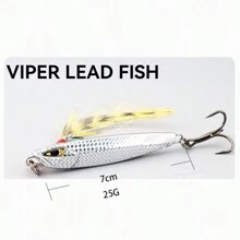 Metal Spoon Fishing Lure For Distant Long-Range Casting & Hooking Largemouth Bass, Suitable For Freshwater Vibration Bait - Multicolor - View 23