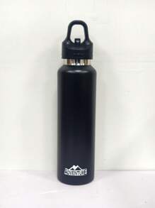 Yocity 1Pc Customized Sports Mug, Outdoor Sports Car Bottle, Customized Stainless Steel Keep Cold Insulated Mug, Portable Threadless Single Finger Open Lid Insulated Mug, Double Layer Vacuum Stainless Steel Large Capacity Kettle, Personalized Gift, Customized Gift, Birthday Gift, Holiday Gift