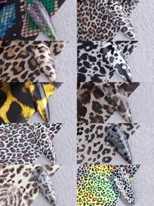 10 Sheets/Set Animal Texture Nail Art Transfer Paper, Leopard Snake Cow Texture Pattern Nail Transfer Stickers Winter Cute Nail Art Decoration Nail Salon DIY (Adhesive Not Included)