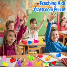 118Pcs Mochi Squishy Toys, Kawaii Squishies, Mini Fidget Toys Bulk , Party Favors Class Prizes Valentines Day Easter Egg Fillers, Christmas Goodies Bag Stuffers (Random)