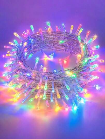 20/40/80 LED Fairy Lights, Steady & Flashing Firefly Lights, Romantic Decoration Lights For Valentine's Day, Powered By 3 AA Batteries (Not Included), Portable For Outdoor Camping, Picnic, Music Festival, Wedding, Garden And Indoor Room Decor