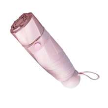 5 Section Capsule Umbrella 6K Practical Folding Sunscreen Umbrella UV Resistant Mini Sun Protection Accessory (Pink) - Rose Red - View 8