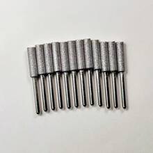 12pcs/18pcs Rhinestone Polishing Head, 4/4.8/5.5mm Chainsaw Chain Grinding Bits For Handheld Chainsaw, Wood Saw And Electric Nail File, Tool Accessories