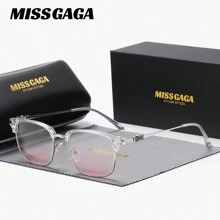 MISSGAGA 1 Piece Unisex Exquisite Elegant Fashion Full-Frame Fashion Glasses Outdoor Play Square Fashion Glasses - Multicolor - View 12