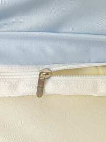 4 Piece Set Dorm/Baby Room/Kids Room Bedding - 1pc Comforter Cover, 1pc Fitted Sheet, 2pcs Pillowcases, Double-Sided Printed Design