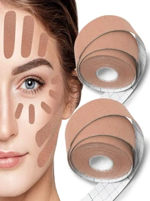 Face Tape For Wrinkles Overnight Wrinkle Patches Face Lift Tape Neck Tape Facial Tape Kinesiology Tape For Face Forehead Frown Eye Smile Line Mouth Lip - Multicolor - View 1