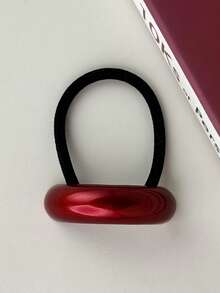 1/3pcs Set Retro Bohemian Style Metal Hair Scrunchies - Solid Color, Elegant For Women's Day And Everyday Use ,Ponytail Holders ,Hair Elastics ,Hair Rubber Bands ,Hair Rope