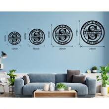 YSSKTC Enseignes métalliques personnalisées, Panneau métallique avec nom, Art mural métallique, Monogramme lettre divisée, Décoration murale, Panneau de nom de famille, Cadeau de mariage personnalisé, Panneau de feu de camp, Décoration extérieure, Panneau de cabine